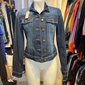 PAIGE Two-Tone Denim Jacket